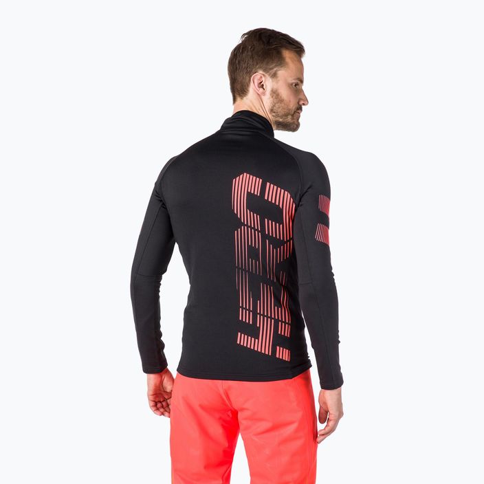 Herren-Ski-Sweatshirt Rossignol Classique Hero 1/2 Zip black 3