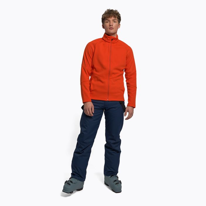 Herren-Ski-Sweatshirt Rossignol Classique Clim orange 2