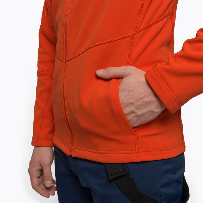 Herren-Ski-Sweatshirt Rossignol Classique Clim orange 6