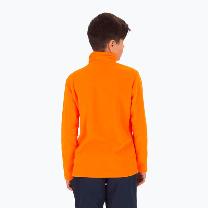 Kinder-Ski-Sweatshirt Rossignol 1/2 Zip Fleece orange 5