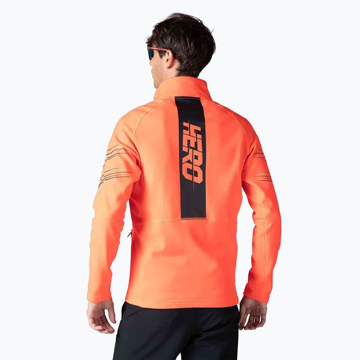 Herren Rossignol Classique Hero Clim Ski-Sweatshirt neonrot 2