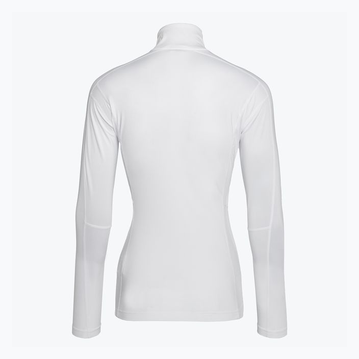 Damen Rossignol Classique 1/2 Zip thermische Sweatshirt weiß 8