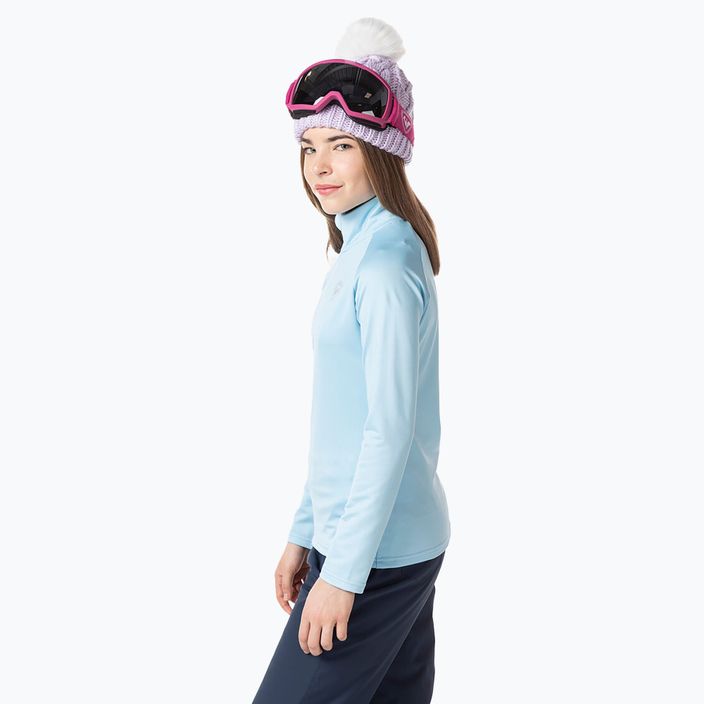 Rossignol Girl Warm Stretch Gletscher Kinder Skisweatshirt 3