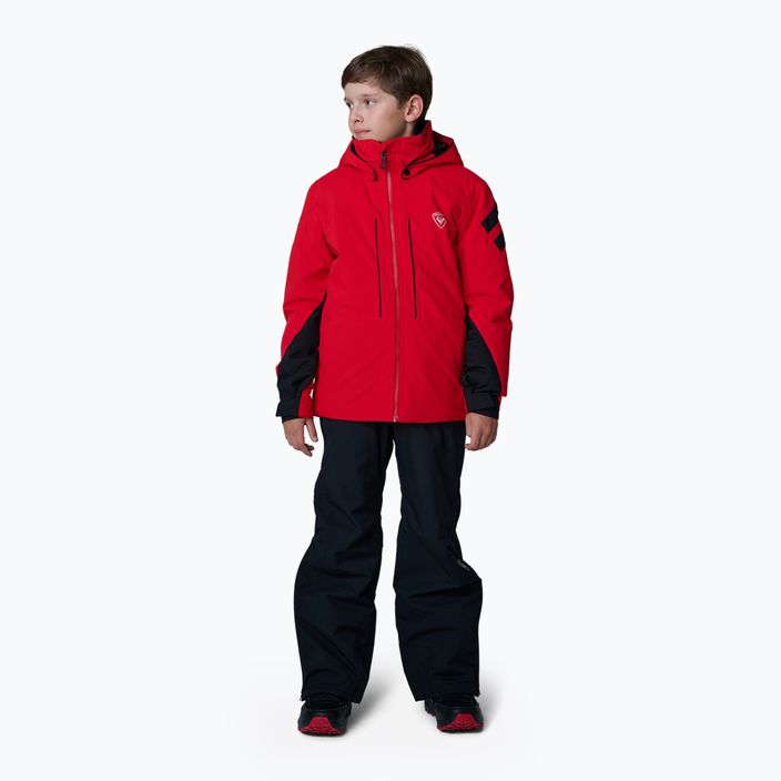 Rossignol Boy Ski sports rote Kinder Skijacke 2