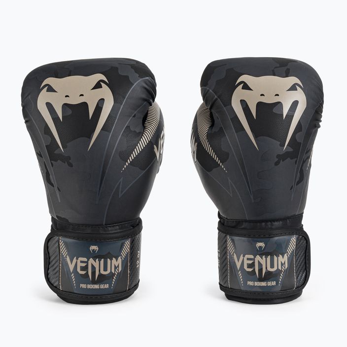 Venum Impact Boxhandschuhe schwarz-grau VENUM-03284-497