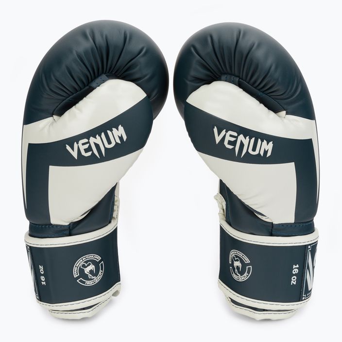 Venum Elite blaue und weiße Boxhandschuhe 1392 4