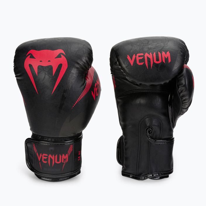 Venum Impact Boxhandschuhe schwarz VENUM-03284-100-10OZ 3