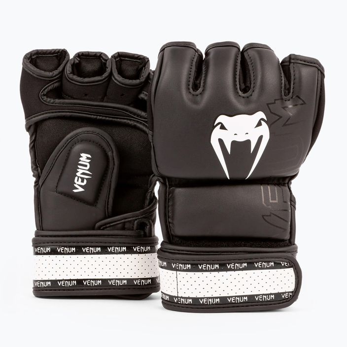Venum Impact 2.0 schwarz/weiss MMA Handschuhe 5