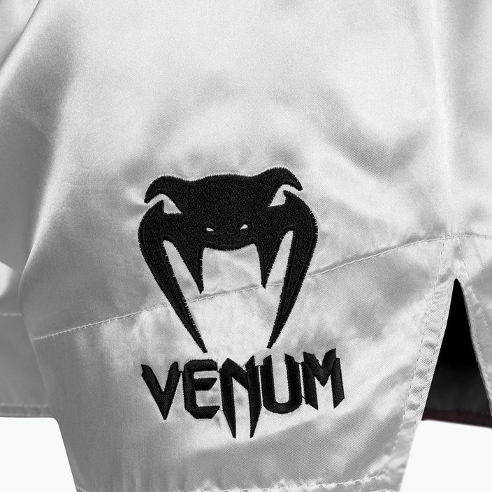 Herren Venum Classic Muay Thai Shorts schwarz und silber 03813-451 5