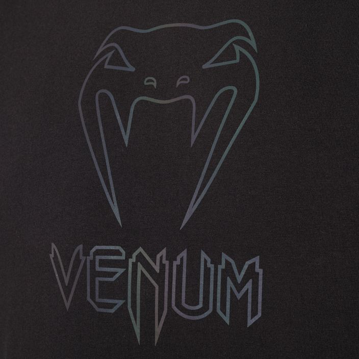 Venum Classic schwarz/schwarzes reflektierendes Herren-T-Shirt 8