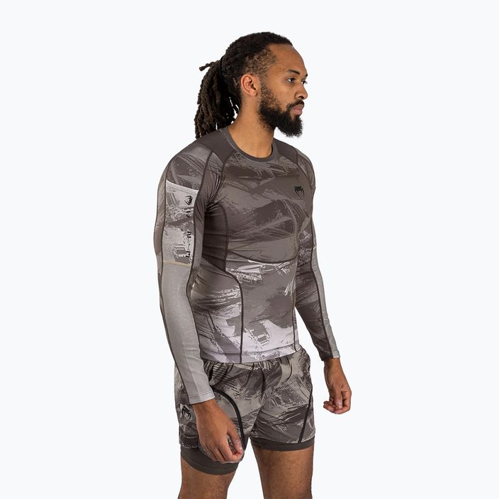 Herren Venum Electron 3.0 Rashguard sand Longsleeve 4