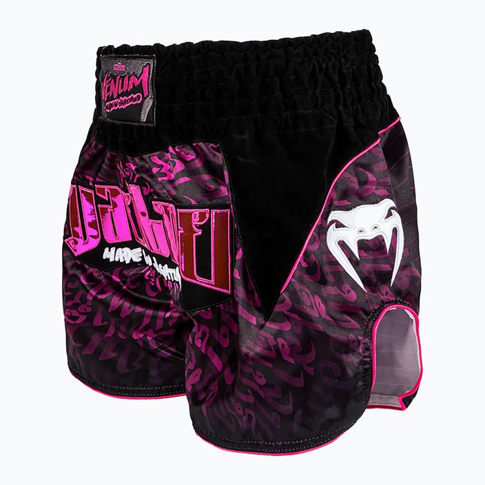 Venum Attack Muay Thai Trainingsshorts schwarz/rosa 3