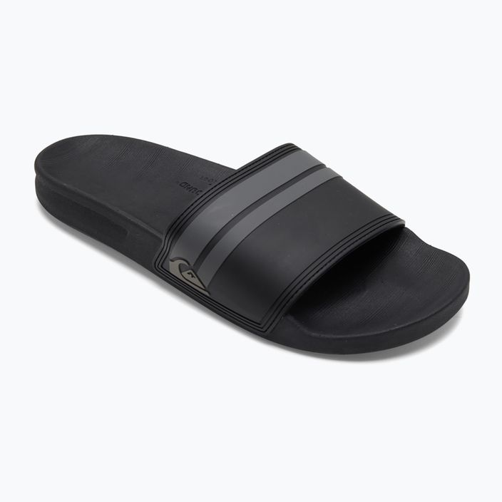 Herren-Flip-Flops Quiksilver Rivi Slide black/black/grey 9
