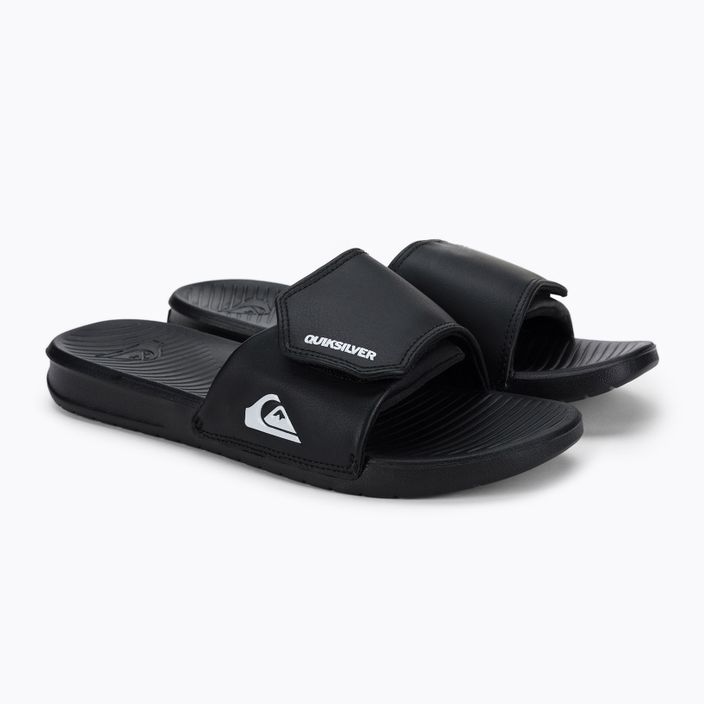 Herren-Flip-Flops Quiksilver Bright Coast Adjust black/white/black 5