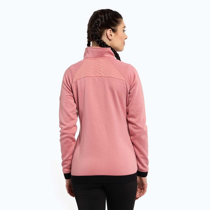 Snowboard-Sweatshirt für Frauen ROXY Limelight Zip Through 2021 dusty rose 4
