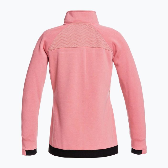 Snowboard-Sweatshirt für Frauen ROXY Limelight Zip Through 2021 dusty rose 10