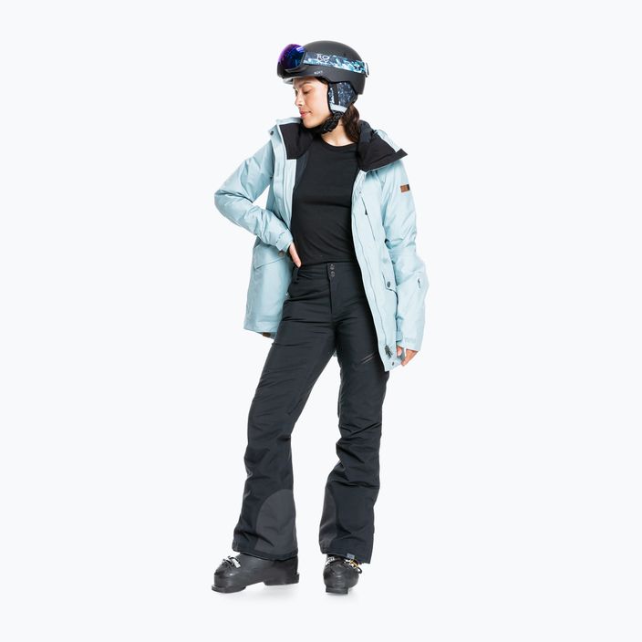 Snowboardbrille für Frauen ROXY Popscreen Cluxe J 2021 true black akio/sonar ml revo blue 7