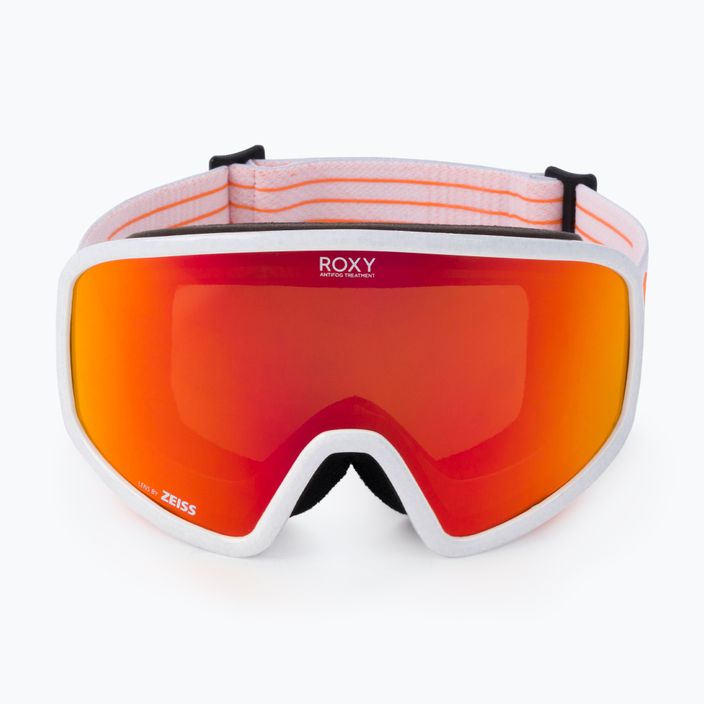 Snowboardbrille für Frauen ROXY Feenity Color Luxe 2021 bright white/sonar ml revo red 2
