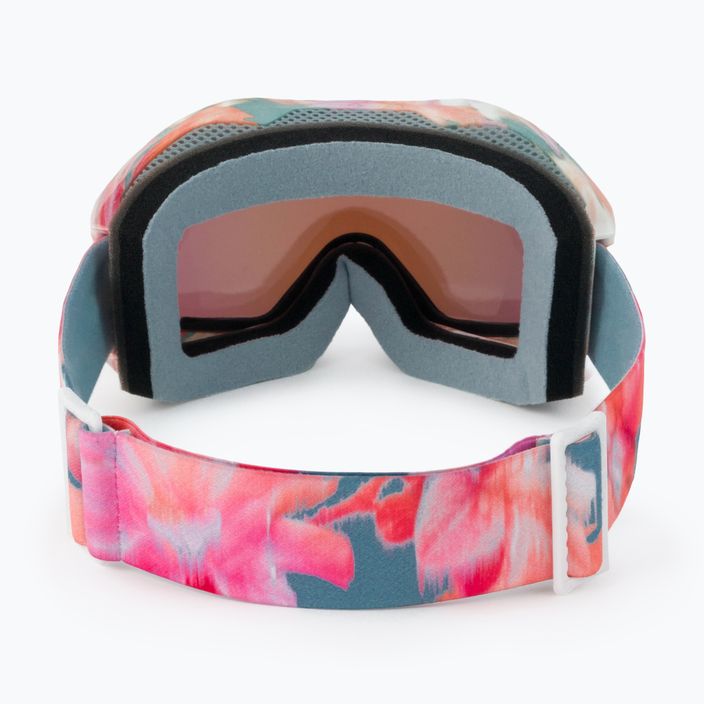 Snowboardbrille für Frauen ROXY Sunset ART J 2021 stone blue jorja / amber rose ml blue 3