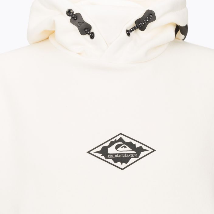 Quiksilver Herren Big Logo Tech Snowboard Sweatshirt weiß EQYFT04378 3