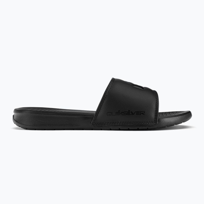Herren-Flip-Flops Quiksilver Bright Coast Slide solid black 2