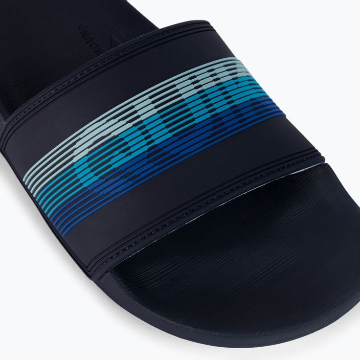 Herren-Flip-Flops Quiksilver Rivi Wordmark Slide blue/blue/blue 7