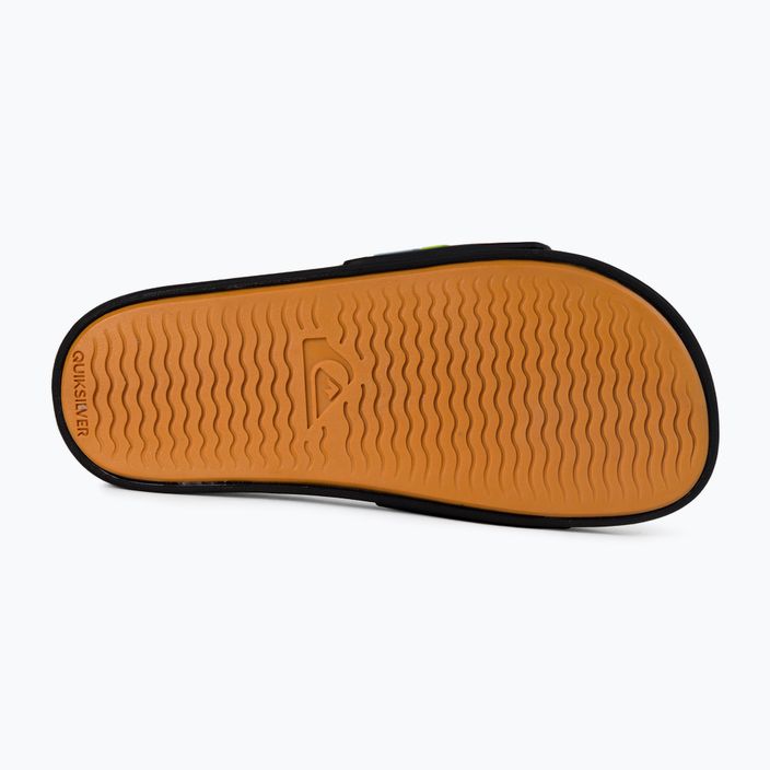Flip-Flops für Kinder Quiksilver Rivi Slide black/orange/blue 4