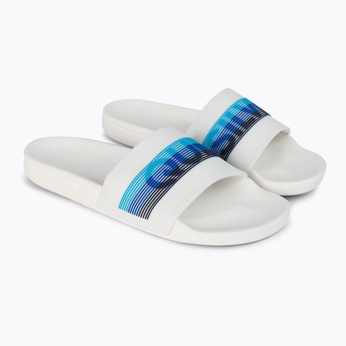 Herren-Flip-Flops Quiksilver Rivi Wordmark Slide white/white/blue 5