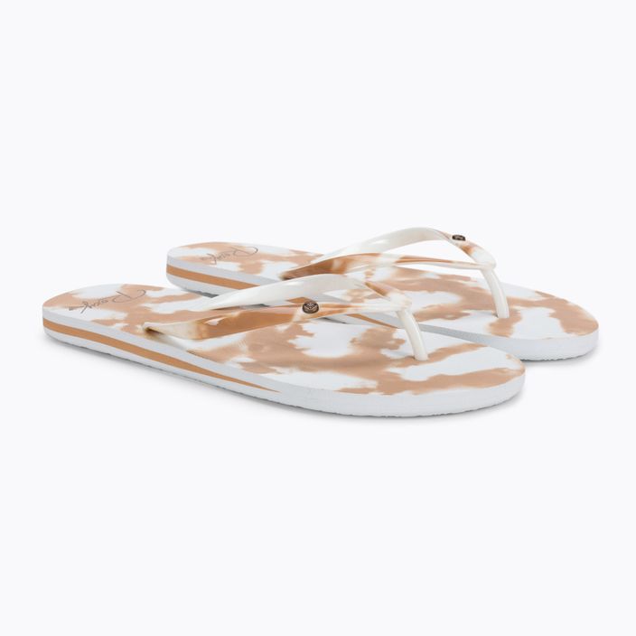 Damen-Flip-Flops ROXY Portofino III 2021 beige/white 5