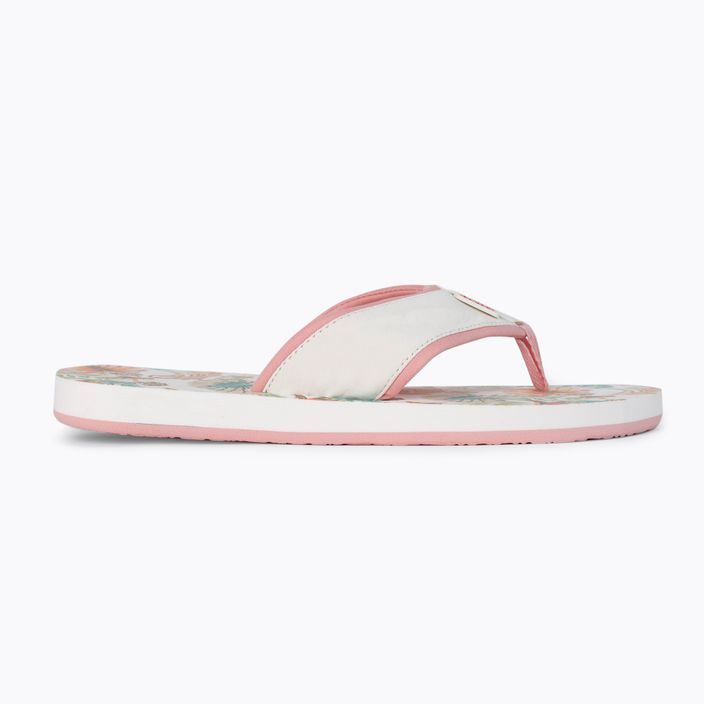 Damen-Flip-Flops ROXY Coastin Print 2021 white/pink 2