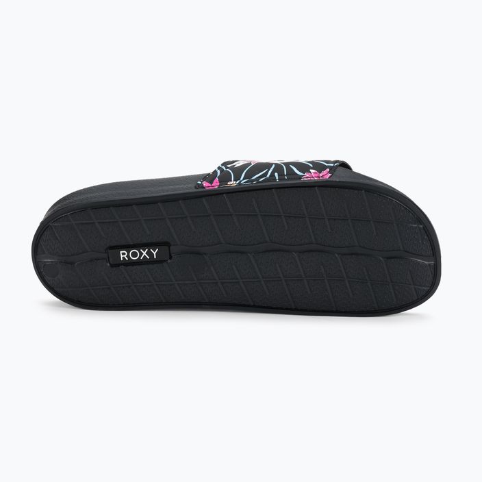 Damen-Flip-Flops ROXY Slippy II 2021 black/azela pink 4