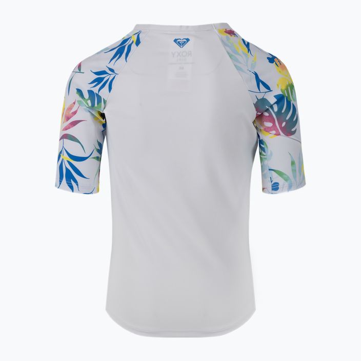 Schwimm-T-Shirt für Kinder ROXY Printed 2021 bright white/surf trippin 2