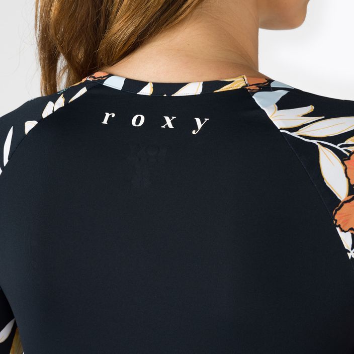 Frauen-T-Shirt zum Schwimmen ROXY Beach Classics 2021 anthracite/island vibes 4