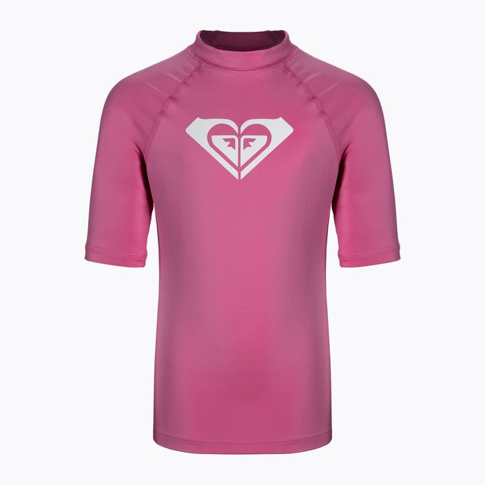 Schwimm-T-Shirt für Kinder ROXY Wholehearted 2021 pink guava