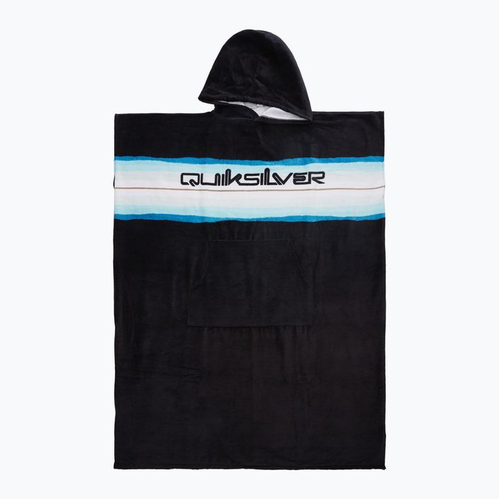 Ponchos für Männer Quiksilver Hoody Towel black/blue
