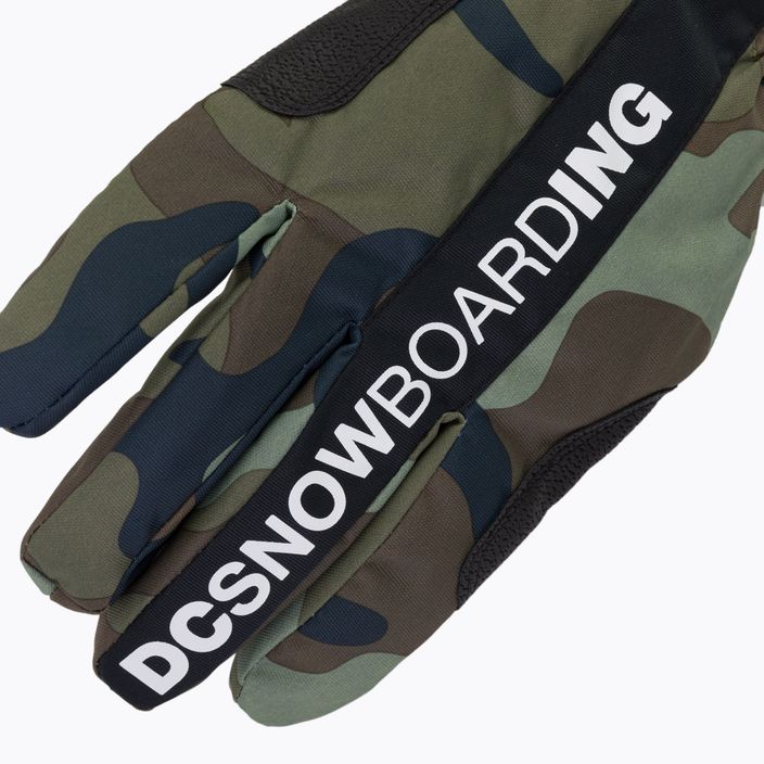 Snowboard-Handschuhe für Männer DC Salute woodland camo green 4