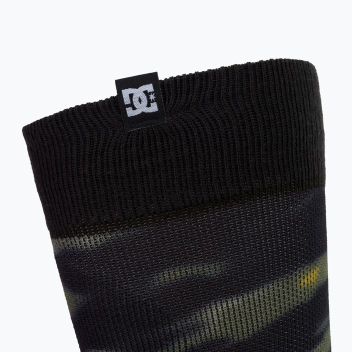 Snowboard-Socken für Männer DC Sanctioned angled tie dye ivy green 3