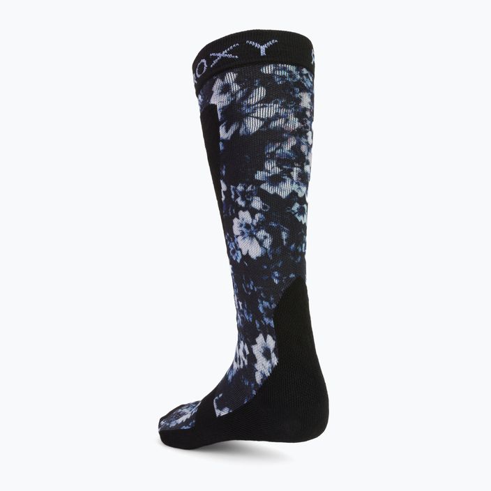 Snowboard-Socken für Frauen ROXY Paloma 2021 true black black flowers 2