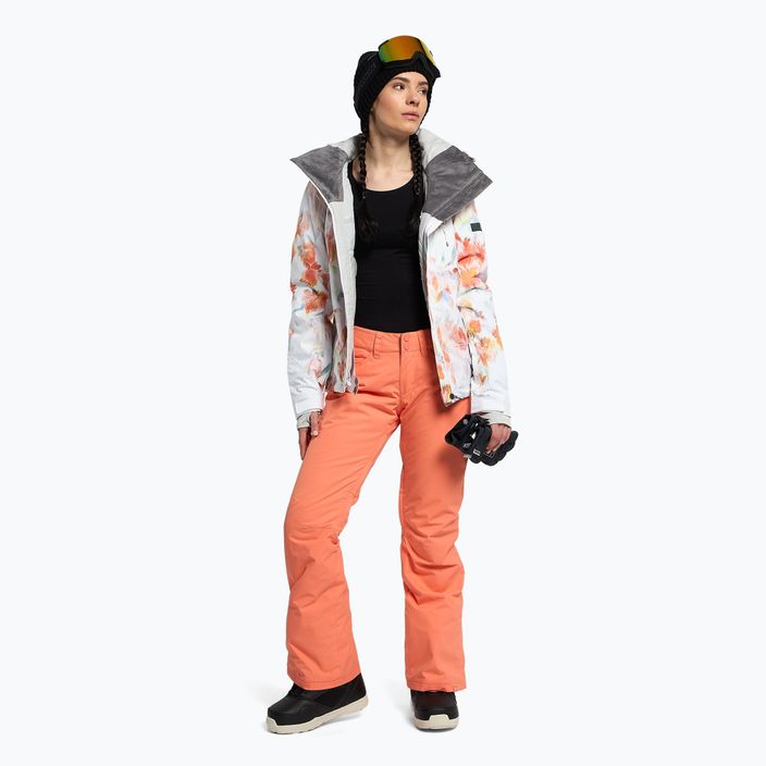 Snowboardjacke für Frauen ROXY Jet Ski Premium 2021 bright white tenderness 2