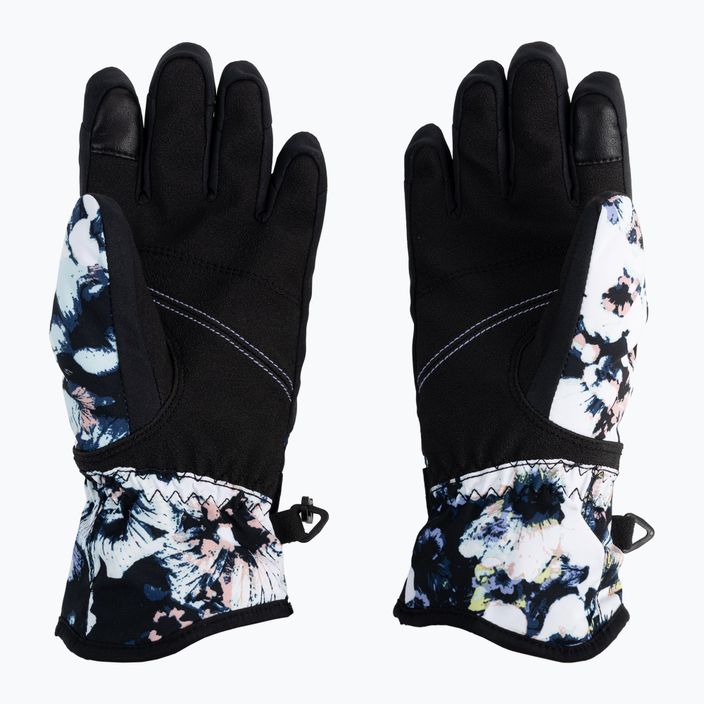Snowboard-Handschuhe für Kinder ROXY Jetty 2021 true black black flowers 3