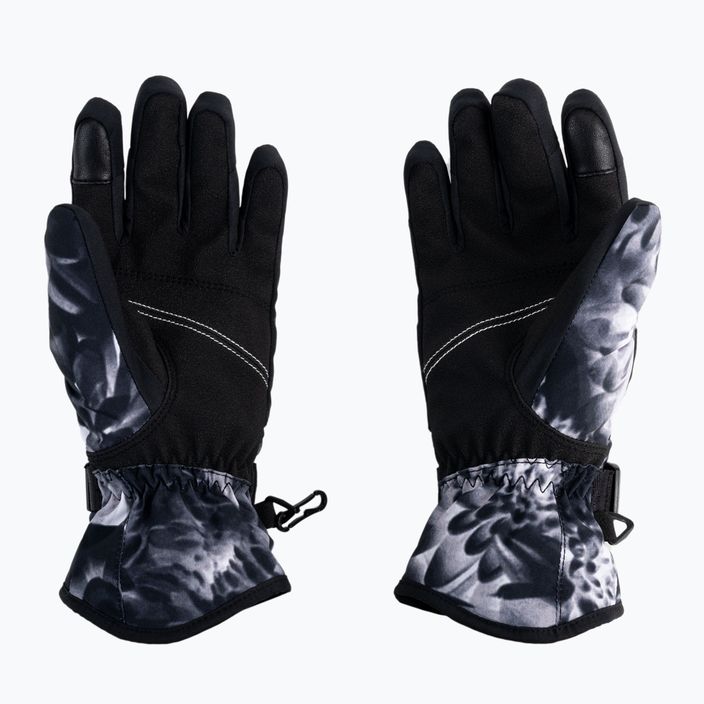 Snowboard-Handschuhe für Frauen ROXY Jetty 2021 true black future flower 2