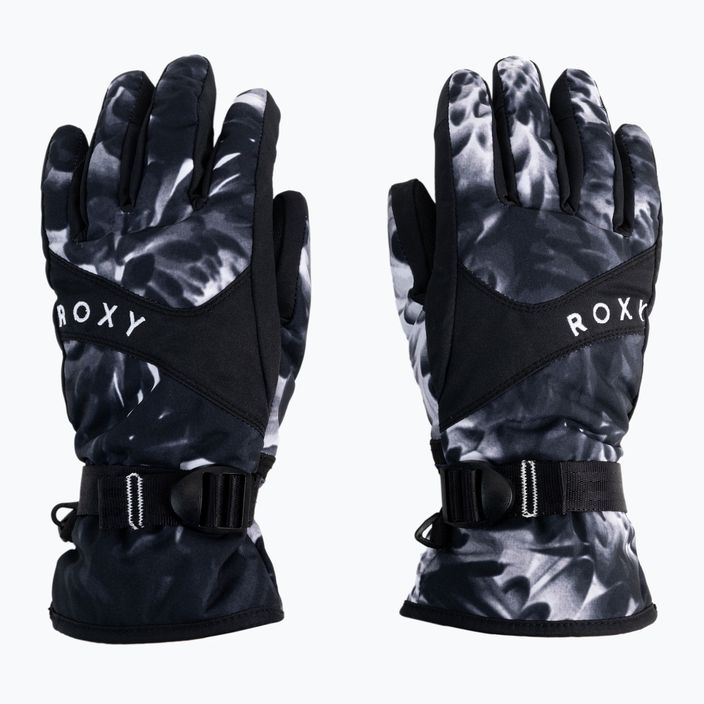 Snowboard-Handschuhe für Frauen ROXY Jetty 2021 true black future flower 3