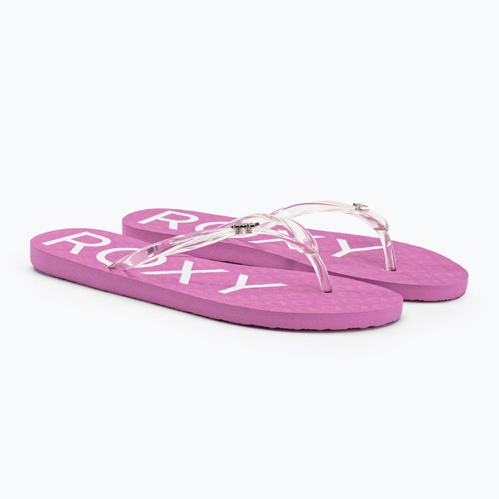 Damen-Flip-Flops ROXY Viva Jelly 2021 sheer lilac 4