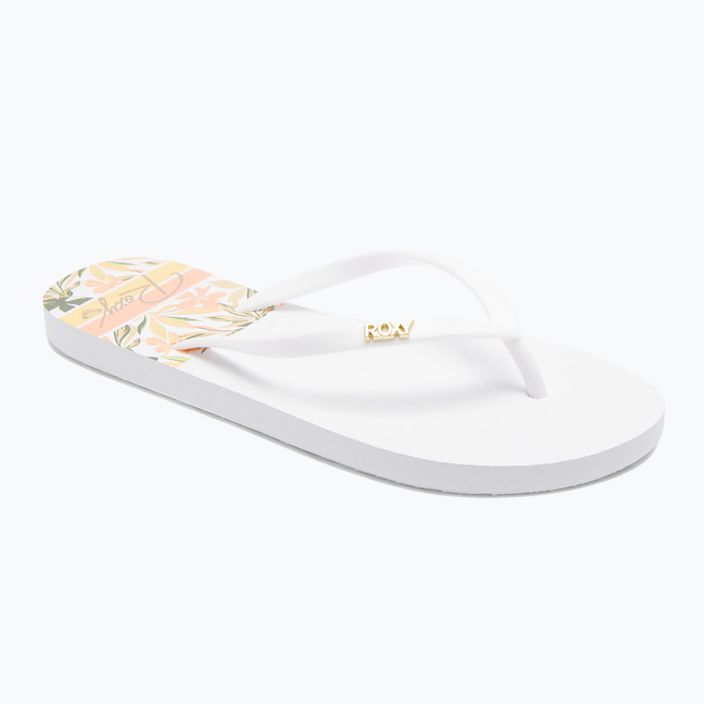 Damen-Flip-Flops ROXY Viva Printed 2021 white 9
