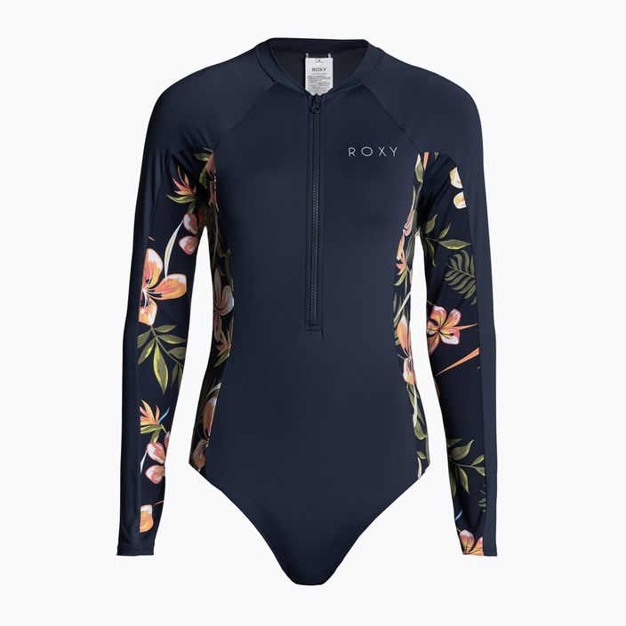 Einteiliger Badeanzug für Damen ROXY Into The Sun Onesie 2021 mood indigo tropical depht