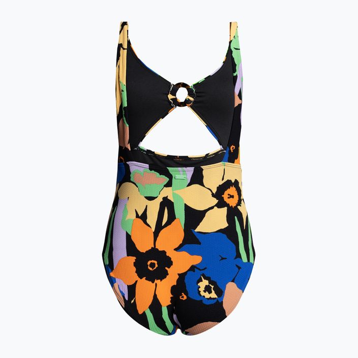 Einteiliger Badeanzug für Damen ROXY Color Jam 2021 anthracite flower jammin 2