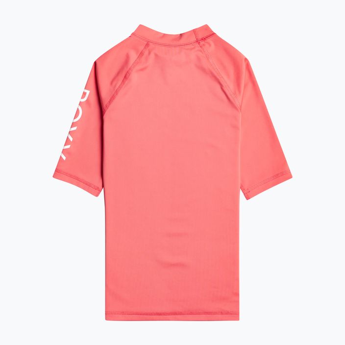 Schwimm-T-Shirt für Kinder ROXY Wholehearted 2021 sun kissed coral 2