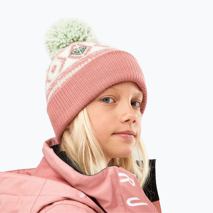 ROXY Silver Speke Girl Wintermütze staubig rosa 3