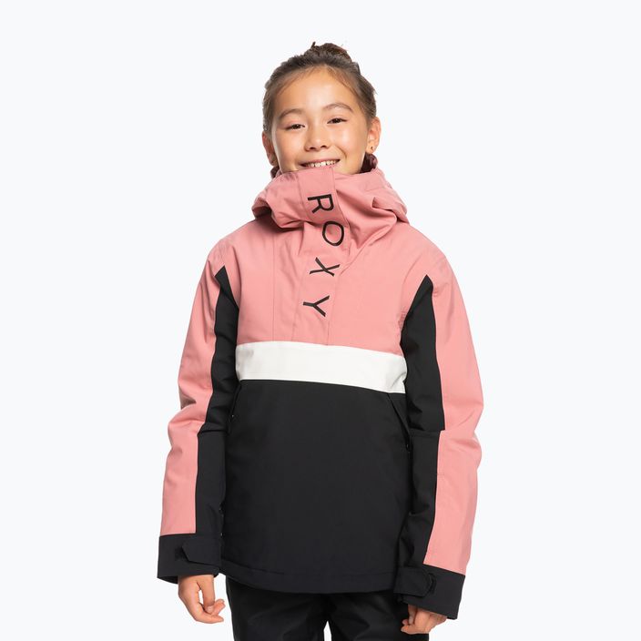 Kinder Snowboardjacke ROXY Shelter Girl staubig rosa