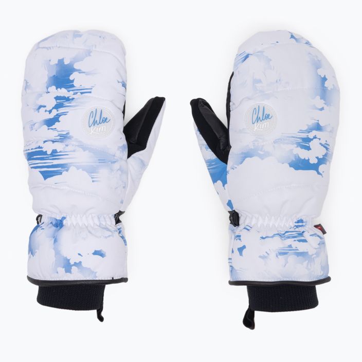 Damen Snowboard Handschuhe ROXY Flint Creek Mitt azurblau Wolken 3